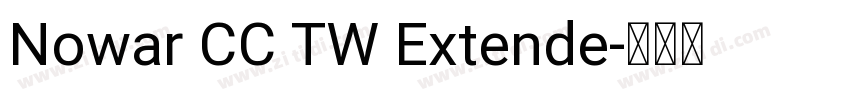Nowar CC TW Extende字体转换